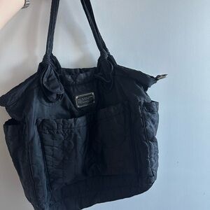 Marc Jacobs Black Quilted Tote Bag